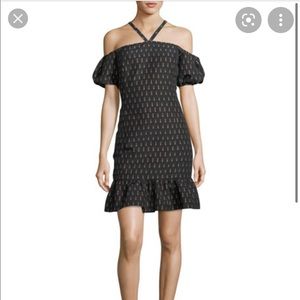 Shoshanna dress, lipstick print, NWT